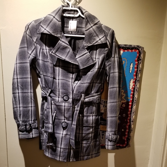 SMART SET Trench Coat (Size Small) - Picture 6 of 9